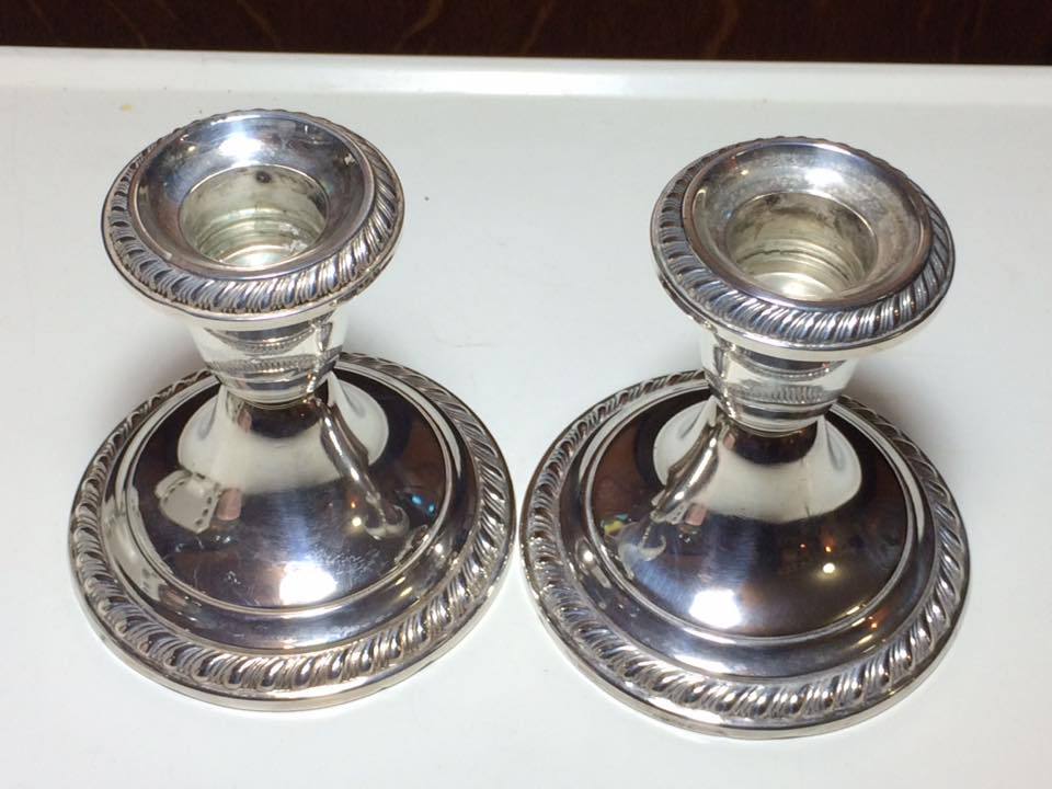 Gorham weighted sterling silver candlestick holders