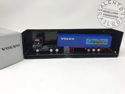 Motorart 13079 Camión Volvo con remolque azul trailers de la inclinación escala