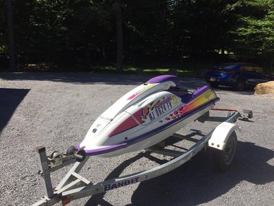 1992 Kawasaki 750 SX with Trailer