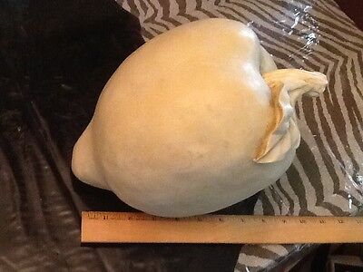 LARGE 8 inch IVORY APPLE Figurine by Ballards Design or Pottery Barn