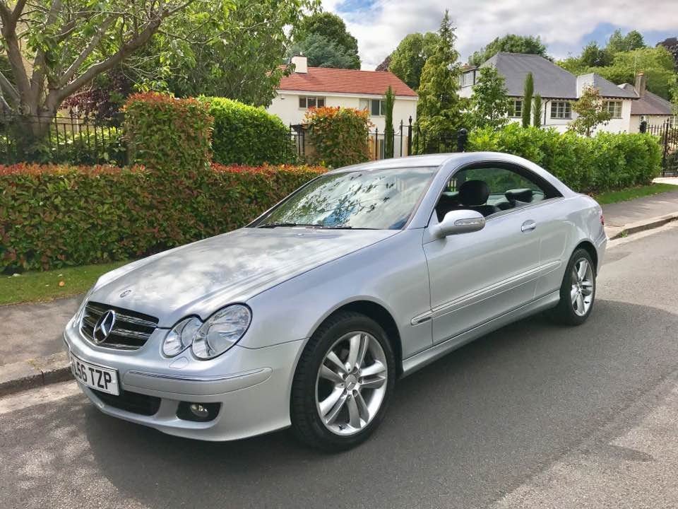 2006 56 Plate Mercedes Benz CLK 200 Coupe Kompressor 73000 Low Mileage