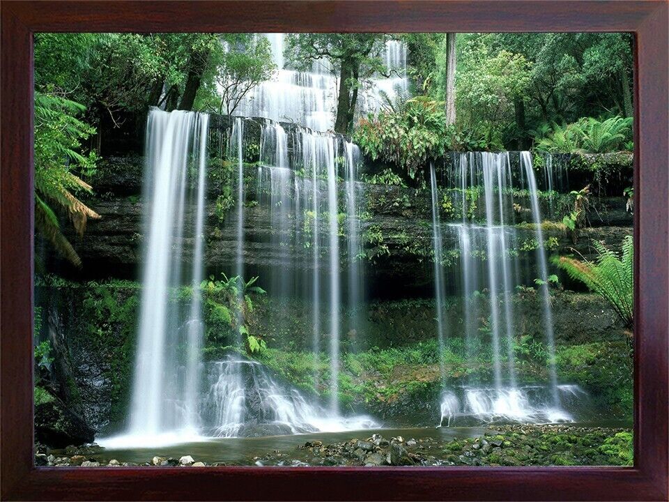 格安saleスタート ボ 9x12 inches Waterfall Design Picture Frame | Scenic Nature 絵画