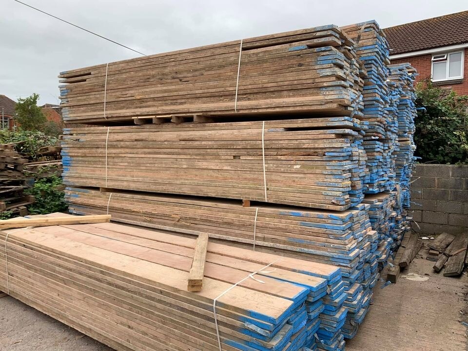 90cm ( 3 ft ) Reclaimed Old Used Scaffold Boards in Topsham, Devon