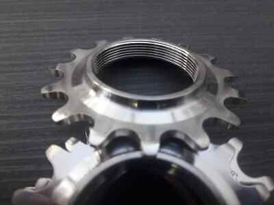 Stainless steel 1/8 CNC'd sprockets.14-15. The best available anywhere. 100%