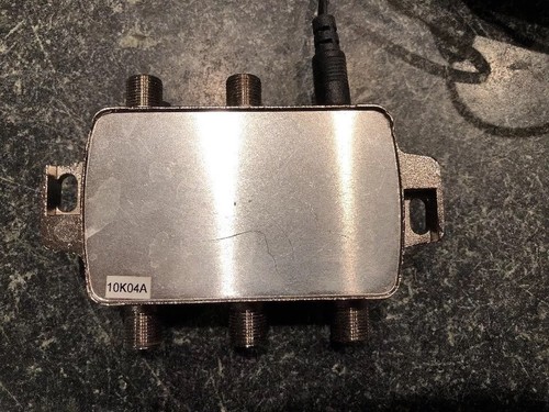 Rocketfish—Bidirectional Mini Drop Amplifier (silver)—boost your signal!
