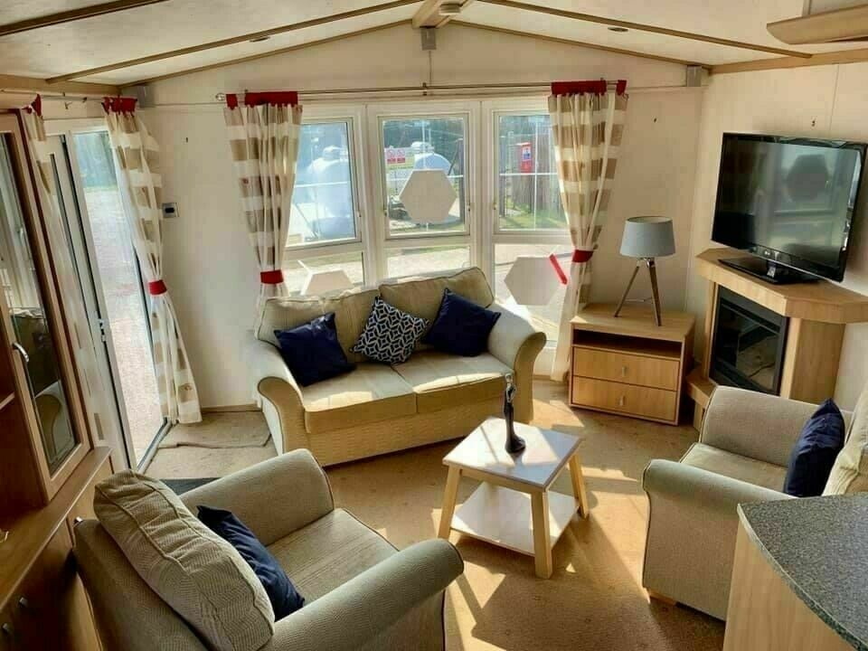 Cheap static caravan for sale, sited in Essex, double glazed and heated