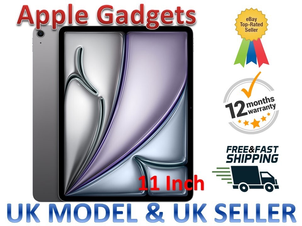 Apple iPad Air 2025 256gb 11inch WiFi M3 Chip Space Grey New