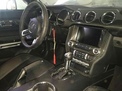 Details About Carbon Fiber Interiors Dash Trim Kit Set Fit For Ford 2015 17 Mustang Gt 500