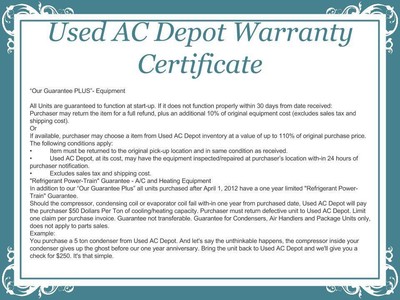 RHEEM Used Central Air Conditioner Condenser 13AJN36A01 ACC-19234