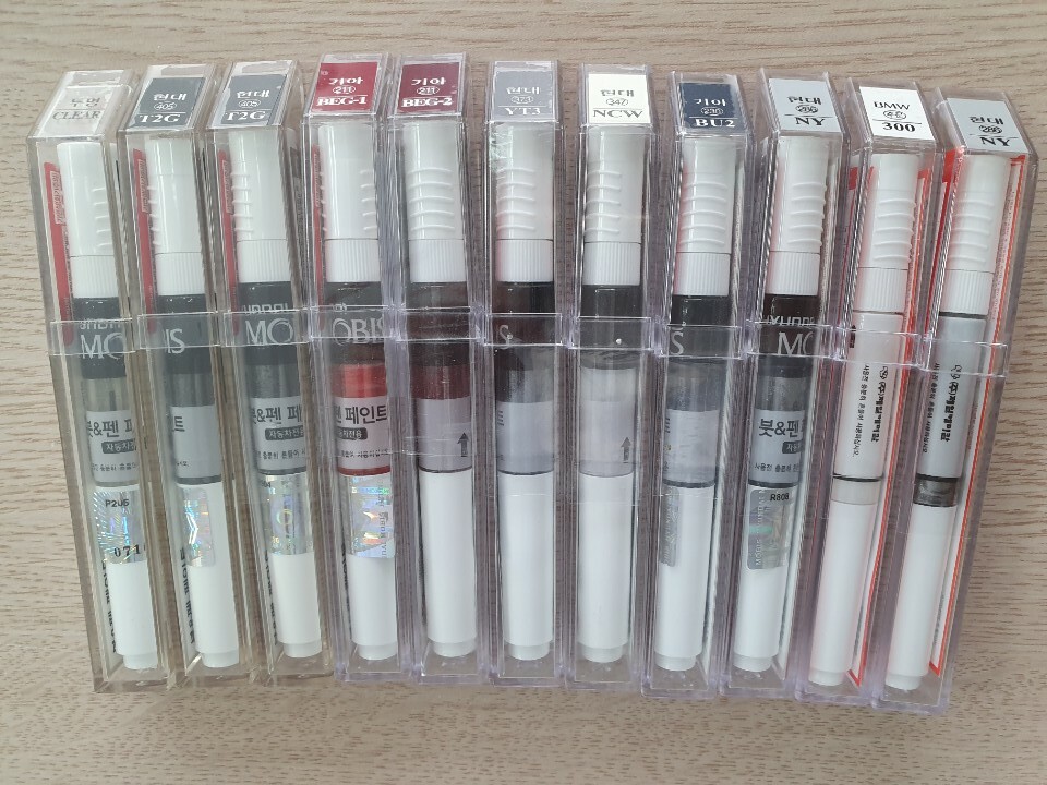 Kia Oem Touchup Brush & Pen Paint(color Code 1d Clear White) Fit