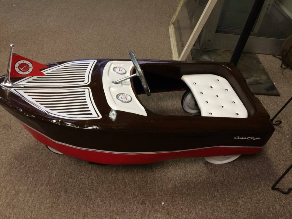 Vintage Restored Custom Chris Craft Pedal Car Boat Murray GAS OIL COLA SODA