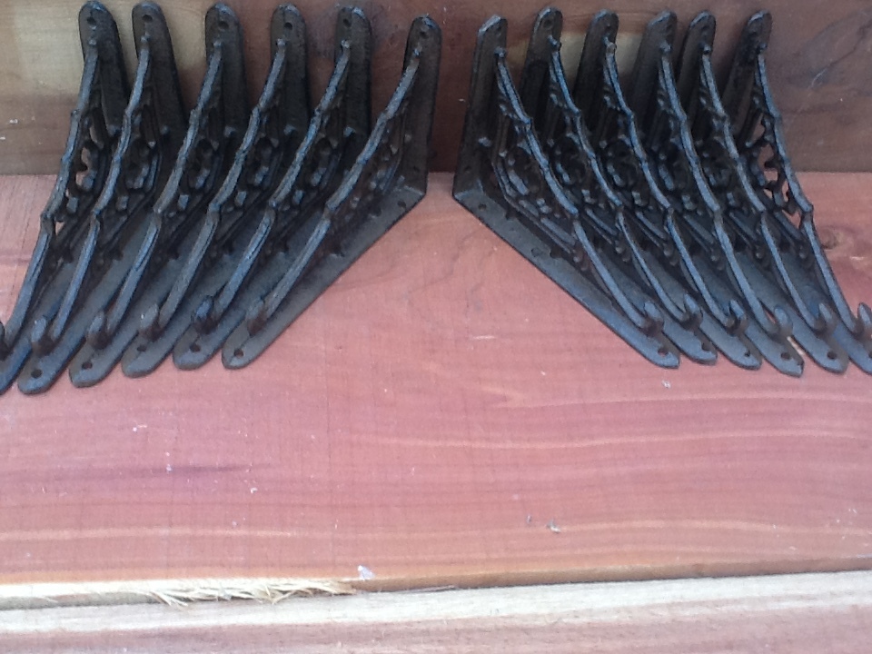 12 Frontier Shelf Brace Shelf Bracket Corbel Cast Iron Rustic Free Shipping