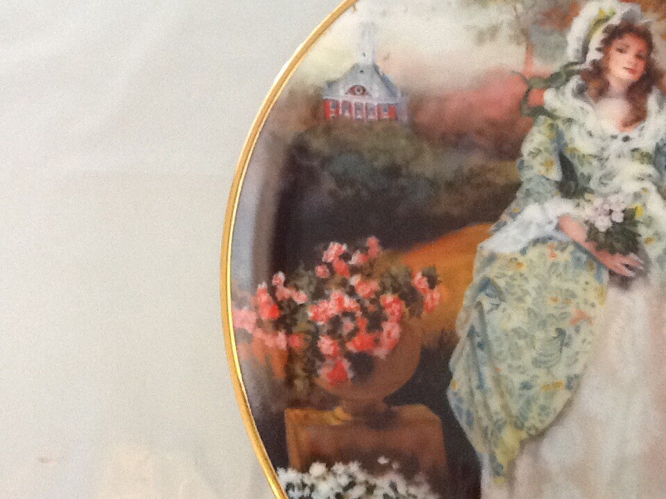 Portraits of American Brides Elizabeth by Rob Sauber #3 Porcelain Plate 3533M
