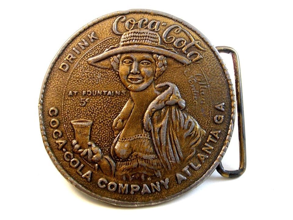 Hebillas de cinturón Coca-Cola para hombre