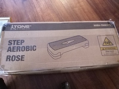 Tone Fitness Compact Aerobic Step Platform | Exercise Step