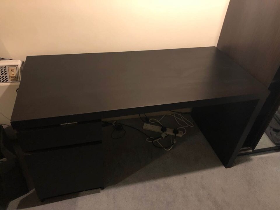 Ikea Malm Desk Black Brown In Southampton Hampshire Gumtree