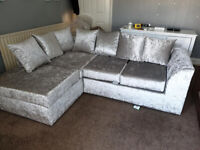 Crush velvet sofa on sale