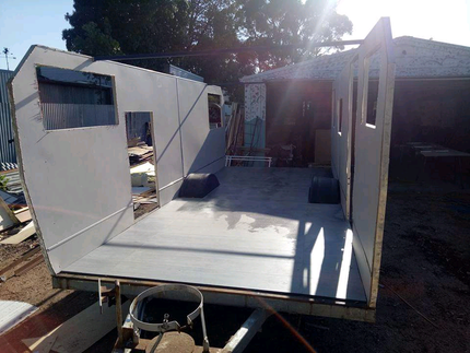 98 Millard caravan rebuilt from floor up.