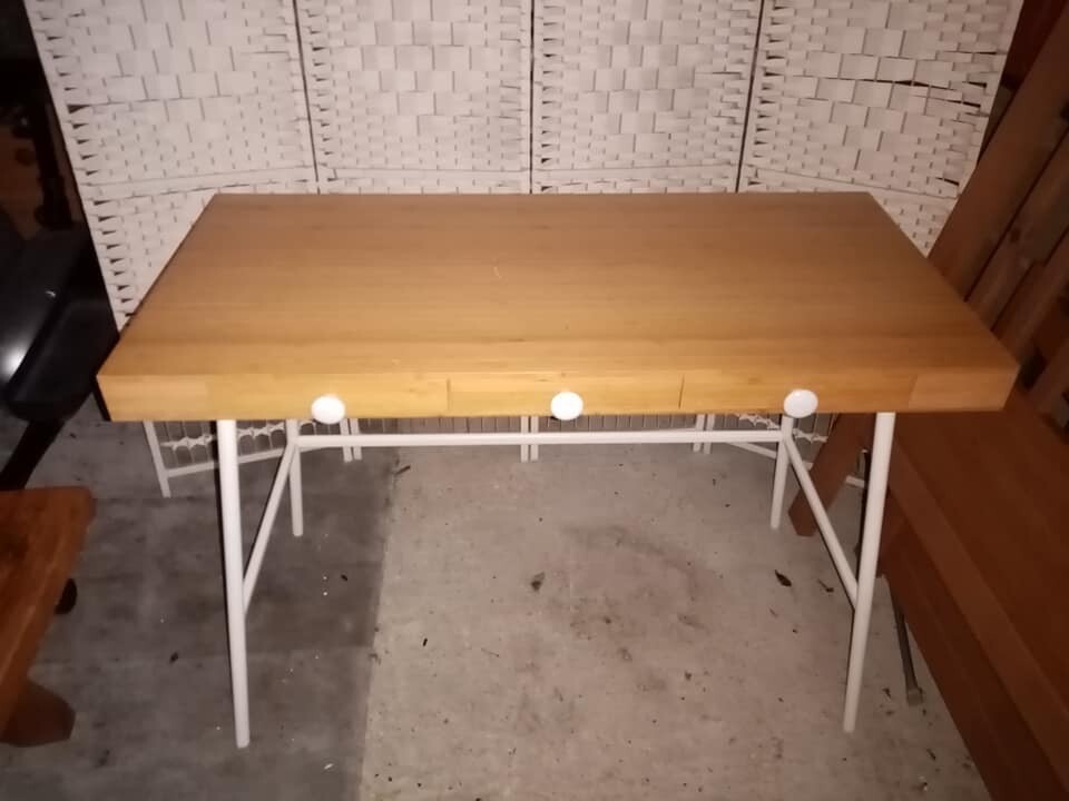 Ikea Lillisen Desk Bamboo Possible Delivery In Bournemouth