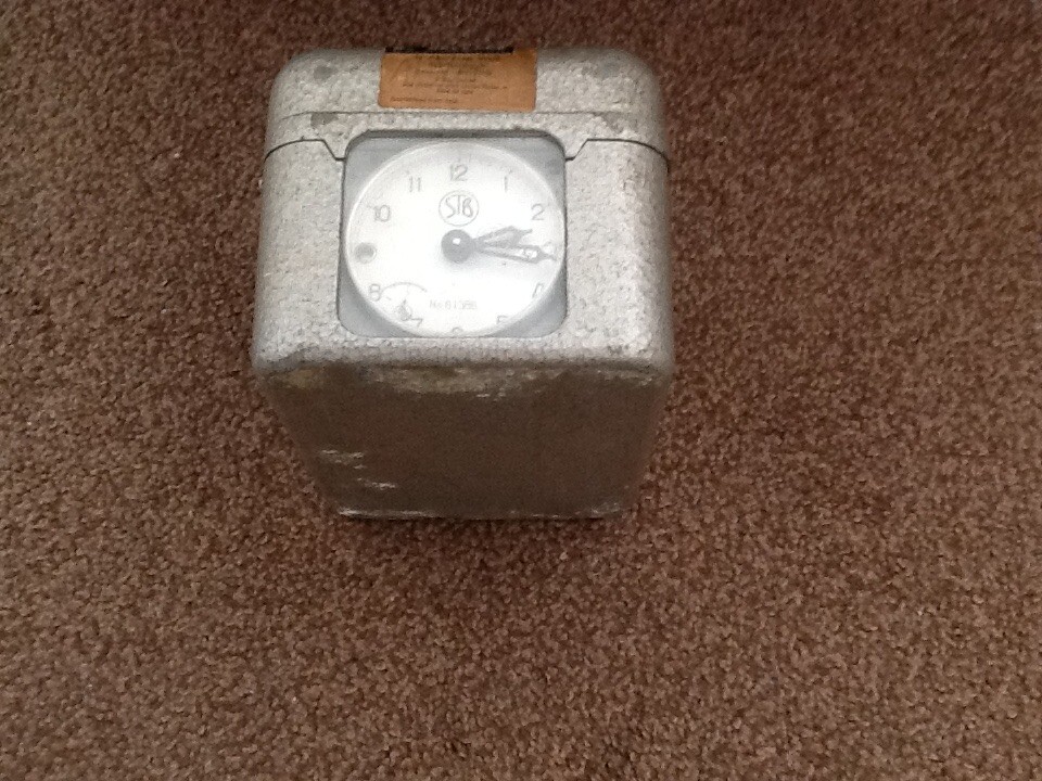 VINTAGE SWISS MADE ( STB ) RACING PIGEON TIMING CLOCK AND PRINTER in