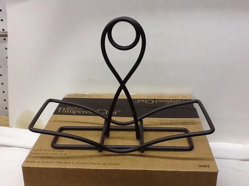 NIB PAMPERED CHEF SMALL BOWL CADDY - BLACK - #3083