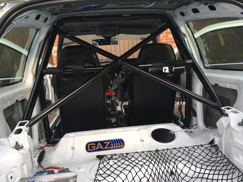 Mk2 Clio 172 / 182 CUP Rear Roll Cage Powdercoated in Black in