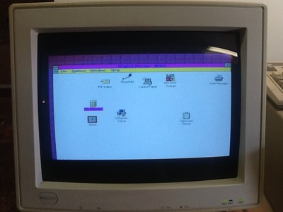 Super VGA Color Monitor Vintage Computer Monitor