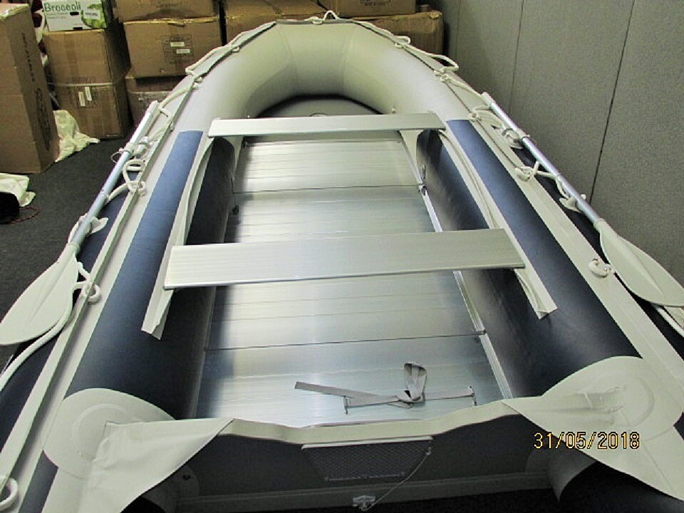 4.2m new inflatable boat sib dinghy tender dive fishing aluminium deck