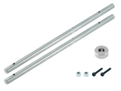 MH Precision CNC Titanium Main Shaft W/ Collar - BLADE 450X/330X/330S/ECLIPSE360