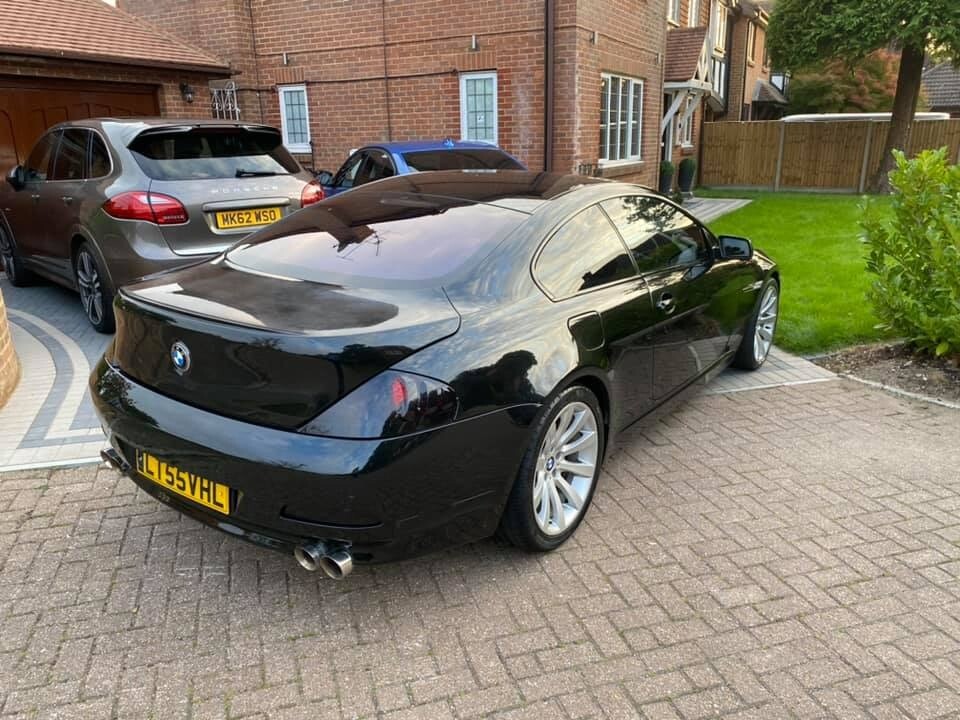 2005 BMW 650i 4.8 v8 COUPE AUTO BLACK WITH BURGUNDY LEATHERS 92 000 ...