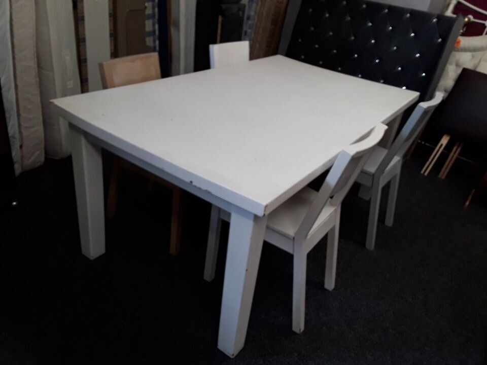 Ikea Forsby pine dining table 4 chairs Low Cost Moves 2nd Hand Furniture STALYBRIDGE SK15 3DN