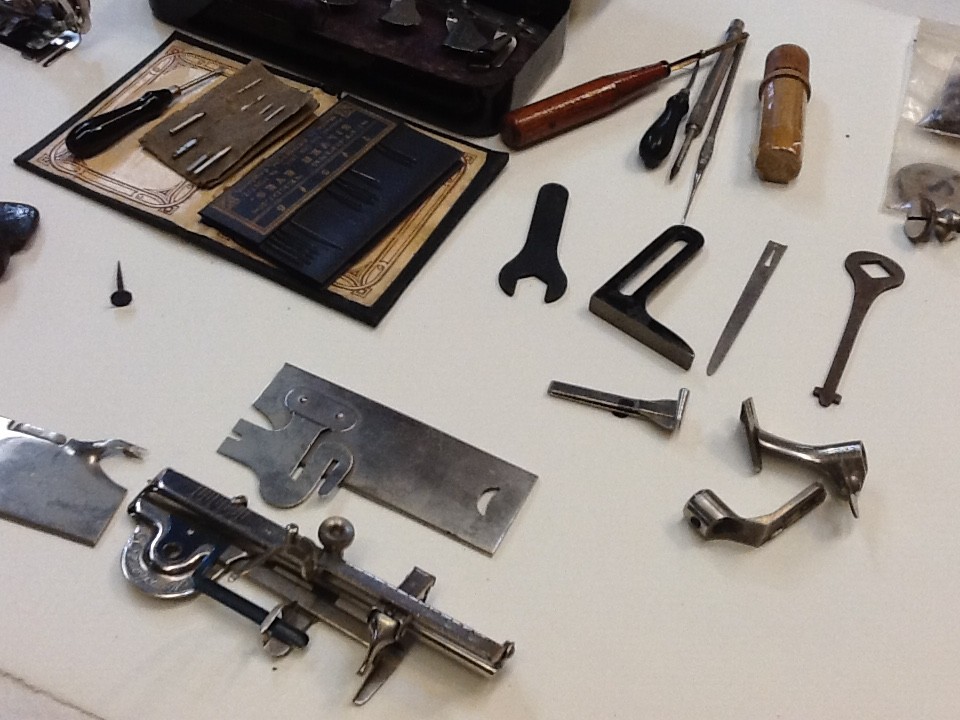 Antique New Home Sewing Machine Parts