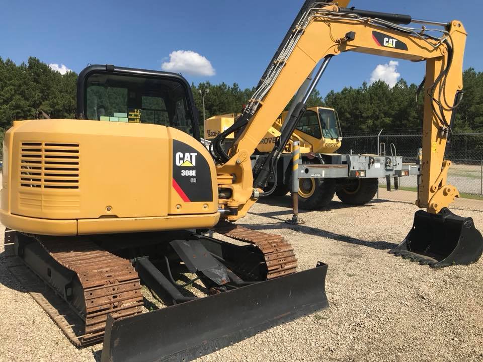 2012 Caterpillar 308E CR Excavator Push blade, Auxiliary Hydraulics 32 Gp Bucket