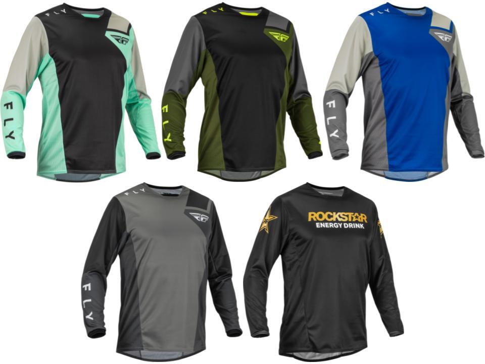 Fly Racing Kinetic Jet Jersey MX Riding Shirt Adult Offroad ATV Motocross '23