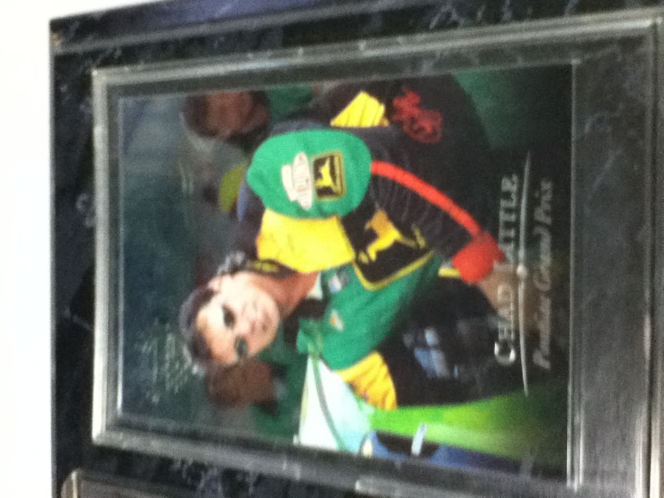 Chad Little John Deer Ford Taurus racing Nascar card photo plaque race car IP7