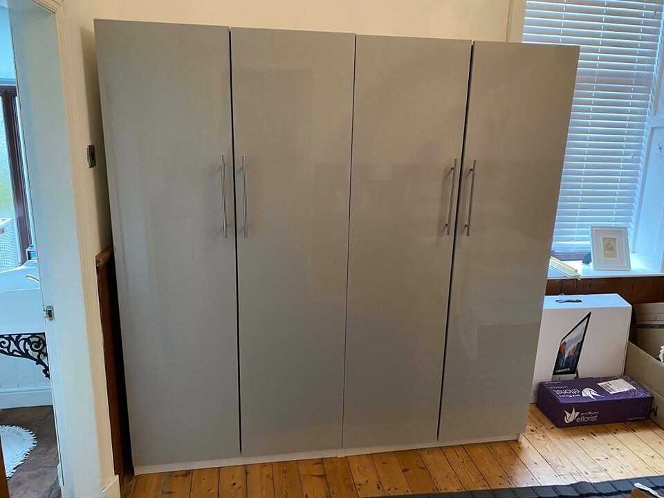 2x Large Ikea Wardrobes Less Than 18 Months Old Gumtree