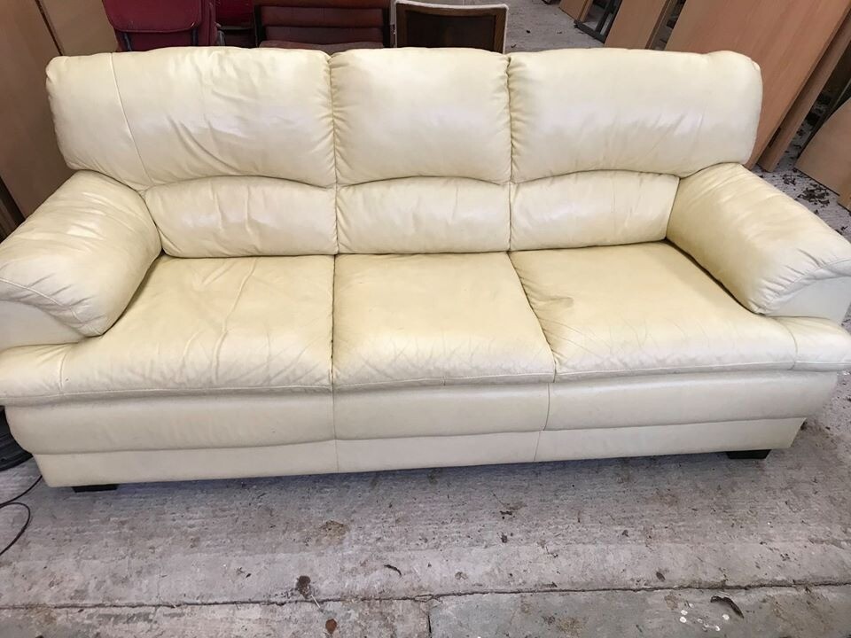 Cream Leather Sofas in Portadown, County Armagh Gumtree