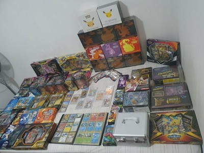 Pokemon Colección Selladas Inglés y Español, y 12 cartas Calificadas Exclusivas
