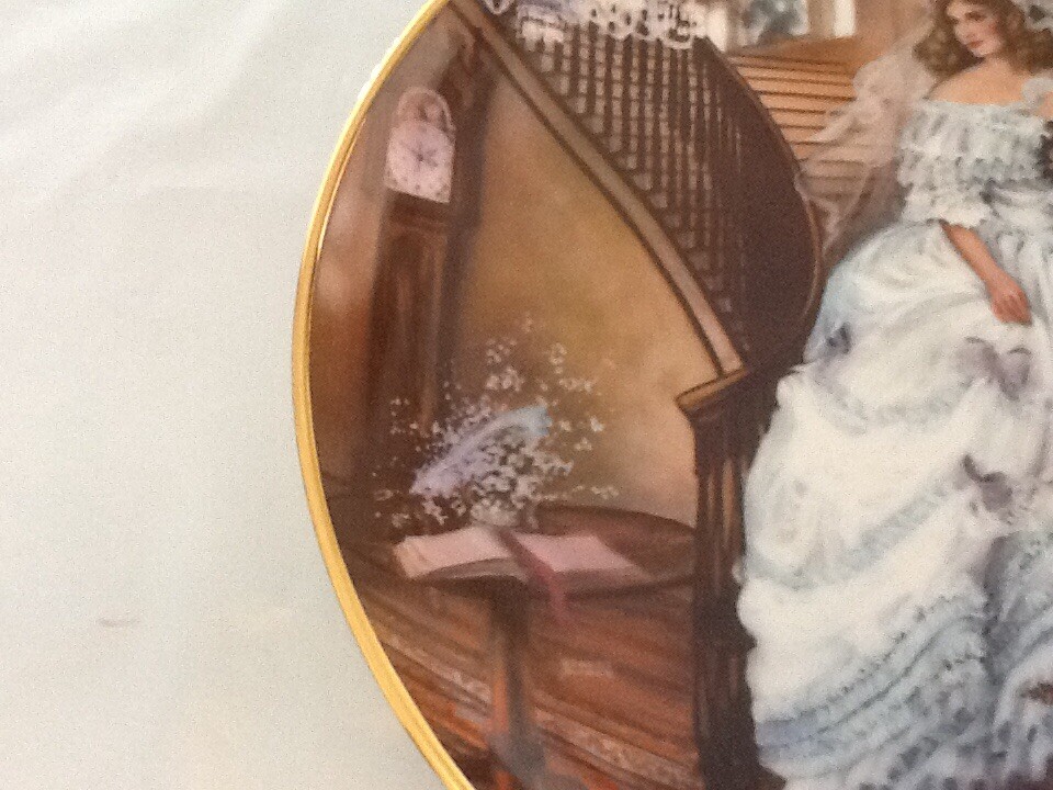 Portraits of American Brides Caroline by Rob Sauber #1 Porcelain Plate PN 0037I