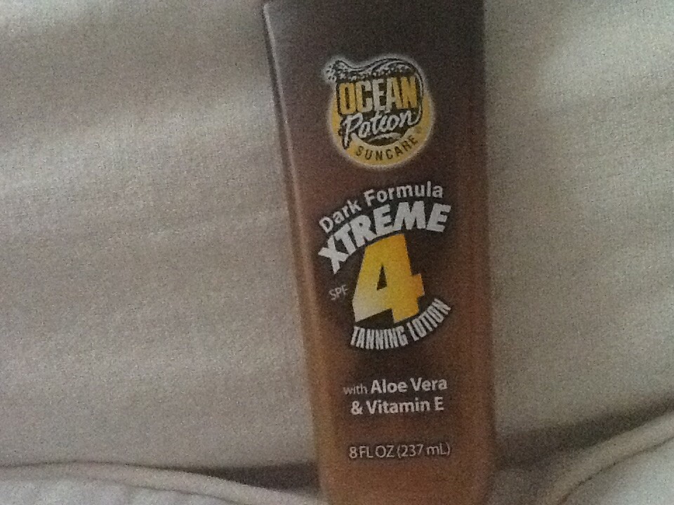 Ocean Potion Dark Formula XTREME Tanning Lotion SPF 4 Aloe vera & vitamin e