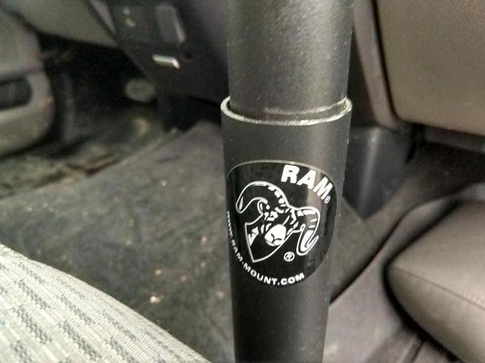 Ram mount tough tray Ford F250 F350 Superduty adjustable no drill tactical