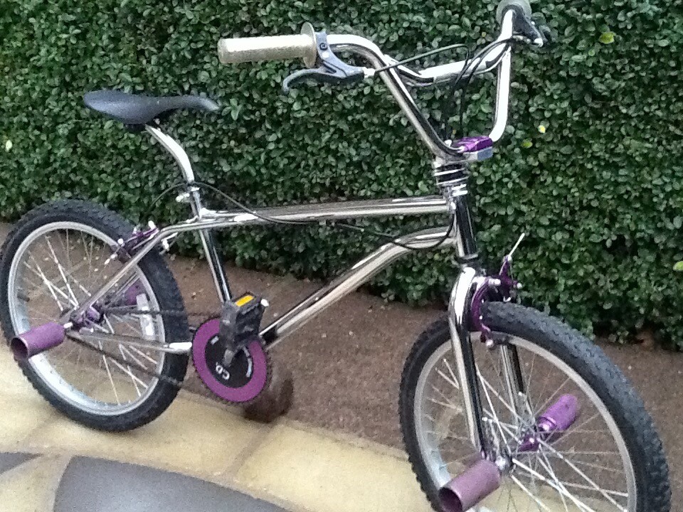 Immaculate old/school mid/school chrome bmx stunt bike in Stockport