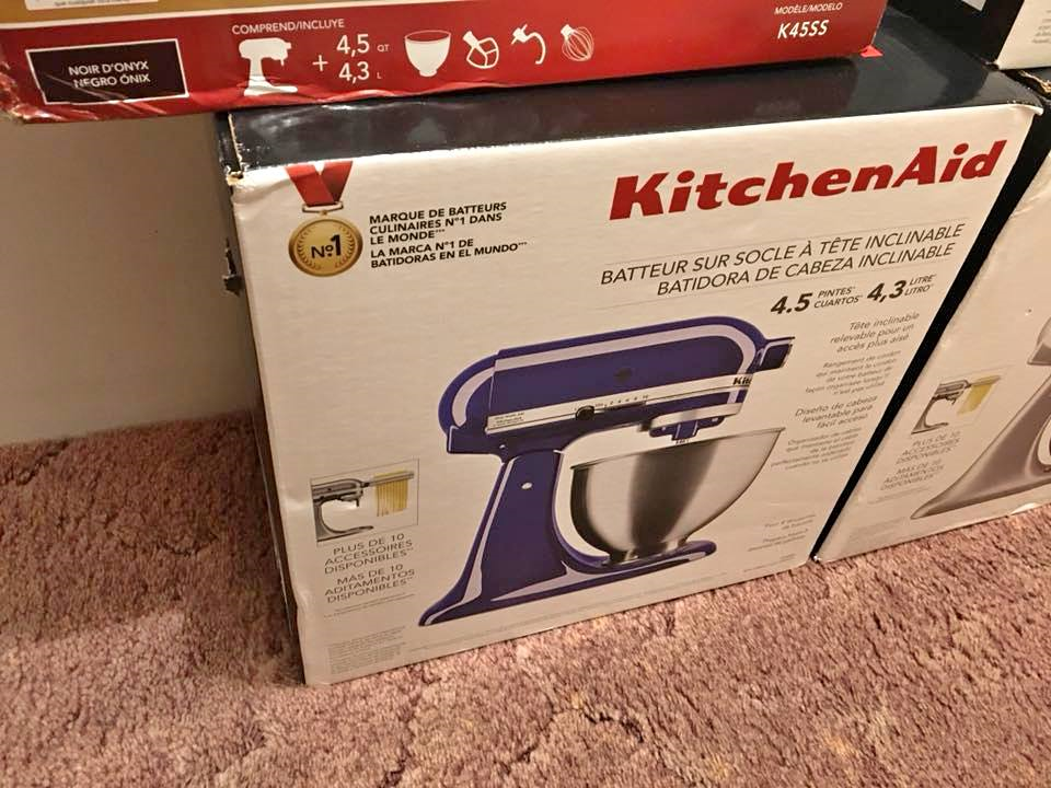 New Blue KitchenAid Stand Mixer Tilt 4.5-Quart 10-speed great gift