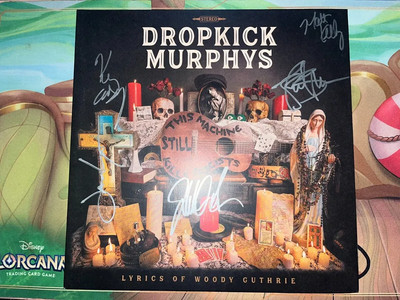 DROPKICK MURPHYS SIGNED THIS MACHINE STILL KILLS FASCISTS Record LP Vinyl