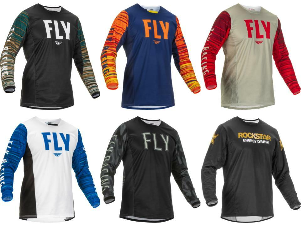 Fly Racing Kinetic Wave Jersey MX Riding Shirt Rockstar Offroad Gear ATV '22
