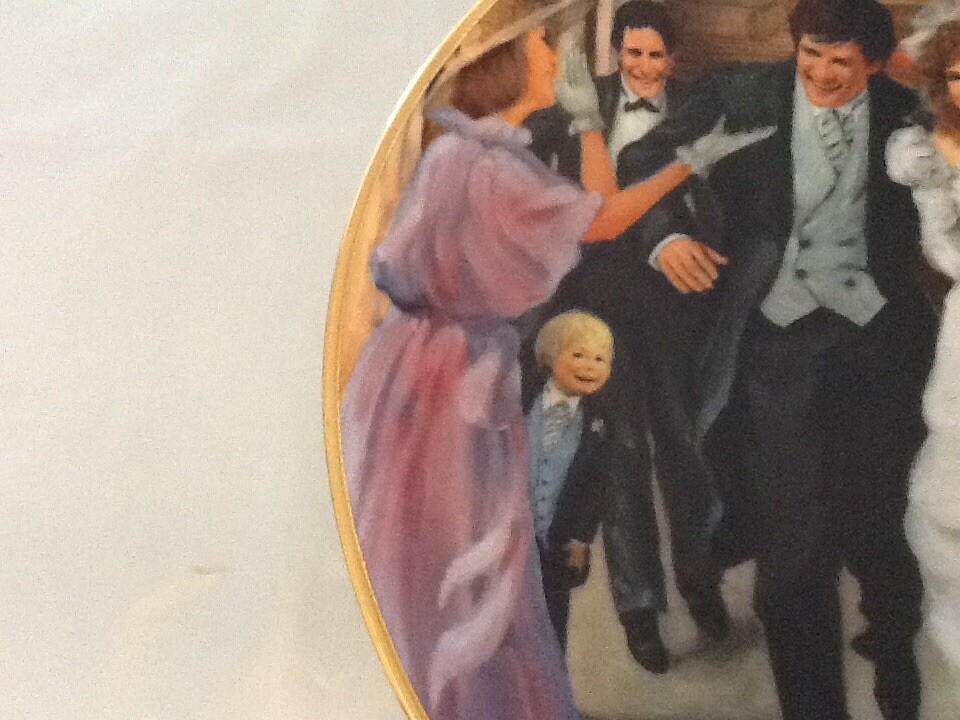 Portraits of American Brides Sarah by Rob Sauber (#7) Porcelain Plate PN 1448M