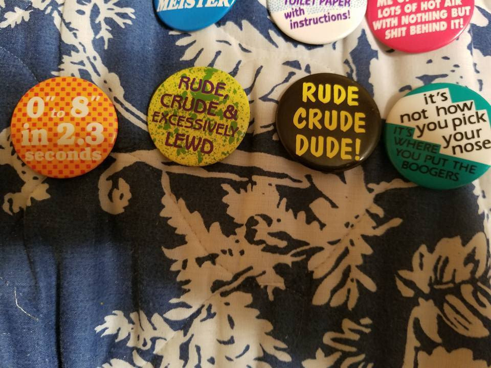 Pinback Button Collection of 18 - Various