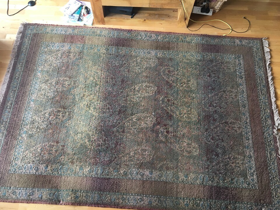 Large gold Marks & Spencer area rug in Brentford, London Gumtree
