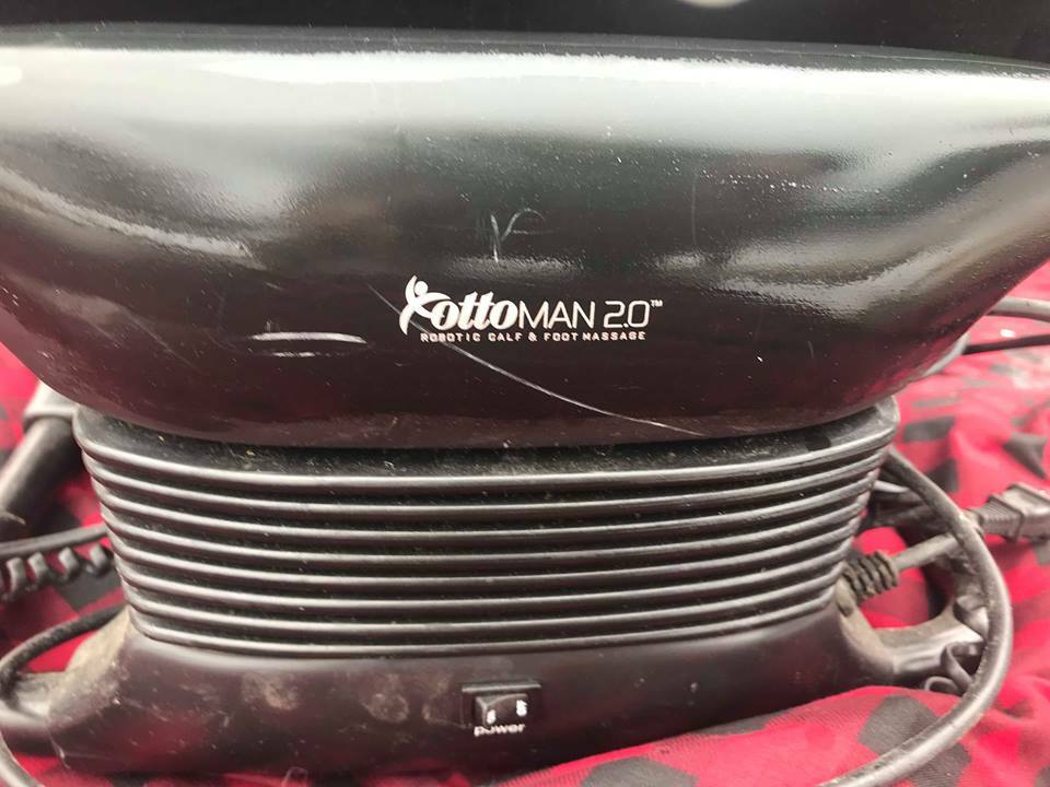 IJoy Turbo 2 Sharper Image Massage Chair & Black Ottoman. Used. No issues