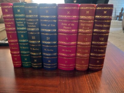 Harry Potter The Complete Series Book Set [Premium Leather